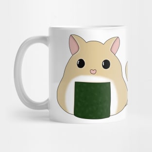 Cute rice ball gerbil (shushi, onigiri) Mug